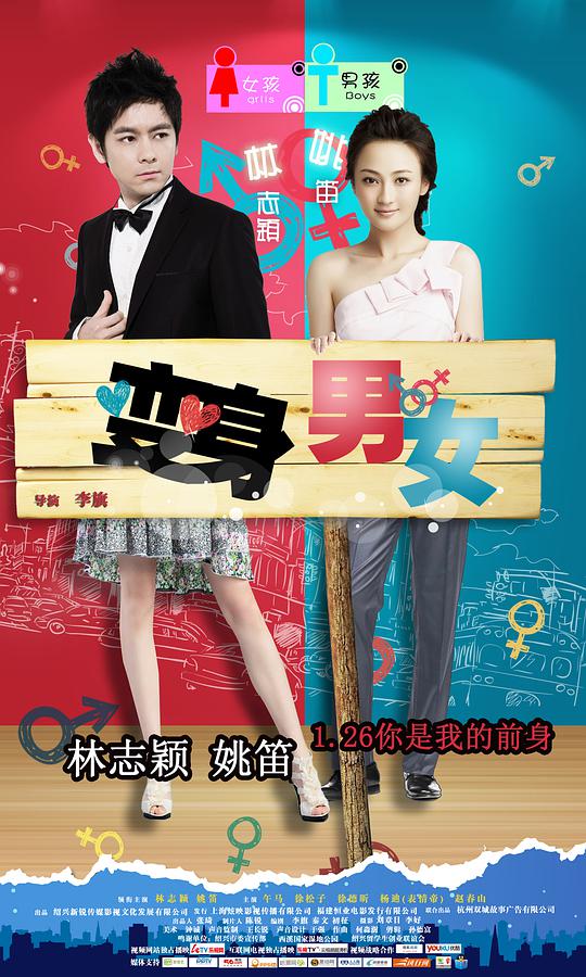 变身男女海报